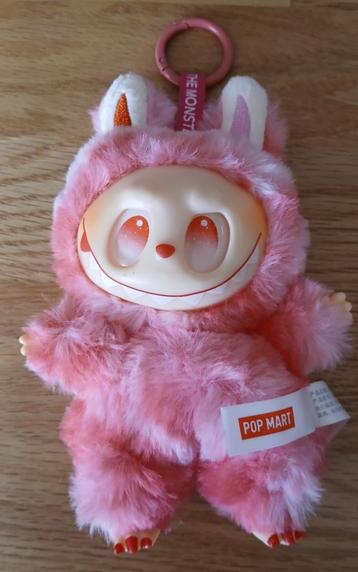 Labubu Popmart V3 The Monsters Big Into Energy Rood Roze beschikbaar voor biedingen