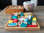 3 Dozen met diverse soorten blokken, Ophalen, Gebruikt, Overige merken