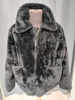 C&A zwarte zachte teddy jas maat L, Ophalen of Verzenden, Zo goed als nieuw, Zwart