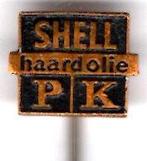 SHELL PK haardolie zwart op koper speldje ( M_167 ), Verzamelen, Speldjes, Pins en Buttons, Verzenden, Nieuw, Transport, Speldje of Pin