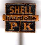 SHELL PK haardolie zwart op koper speldje ( M_167 ), Verzamelen, Speldjes, Pins en Buttons, Nieuw, Speldje of Pin, Transport, Verzenden