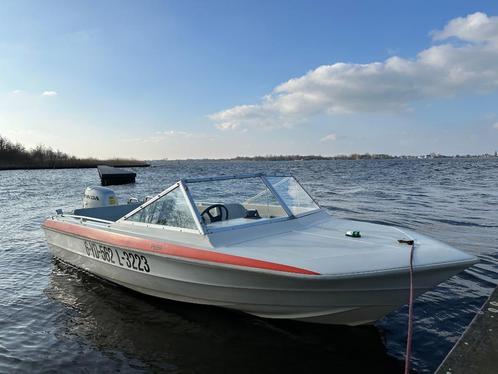 Speedboot 50pk Honda 4 takt, Zuinig varen!, Watersport en Boten, Speedboten, Gebruikt, 3 tot 6 meter, Benzine, Minder dan 70 pk