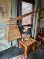 Casa Padrino pine wood floor lamp with orange cable, Huis en Inrichting, Lampen | Vloerlampen, Ophalen of Verzenden, 150 tot 200 cm