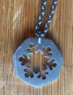 Ketting met sneeuwvlok, Sieraden, Tassen en Uiterlijk, Ophalen of Verzenden, Gebruikt, Overige materialen