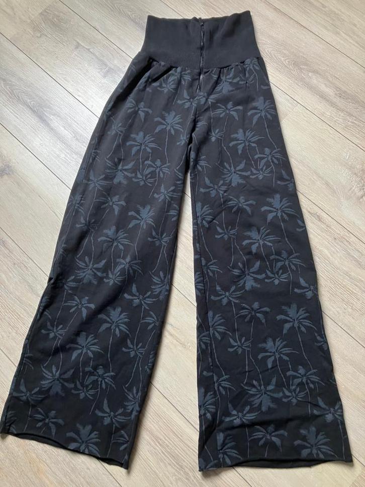 10days zipper trouser maat 3(xl), Kleding | Dames, Broeken en Pantalons, Zo goed als nieuw, Maat 46/48 (XL) of groter, Zwart, Lang