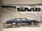 Vlag met SAAB decoratie loods werkplaats garage, Ophalen of Verzenden, Nieuw, Auto's