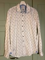 A Fish Named Fred maat XL overhemd lange mouw, Ophalen of Verzenden, Zo goed als nieuw, Blauw, Halswijdte 43/44 (XL)