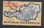 Oostenrijk 1965 - Landkaart, Ophalen of Verzenden, Gestempeld
