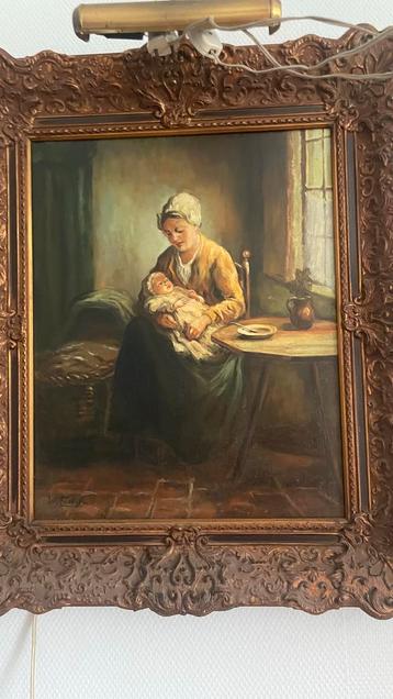 Schilderij: Moeder en Kind beschikbaar voor biedingen
