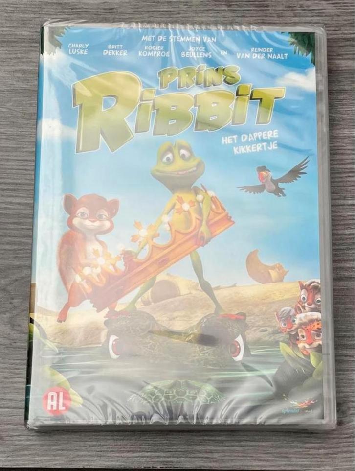 Prins Ribbit DVD - Nieuw in verpakking!, Cd's en Dvd's, Dvd's | Kinderen en Jeugd, Nieuw in verpakking, Film, Avontuur, Alle leeftijden