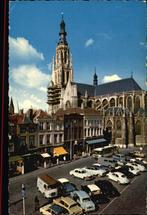 Breda Grote Markt met toren veel Auto's ca 1960., Gelopen, 1960 tot 1980, Noord-Brabant, Verzenden