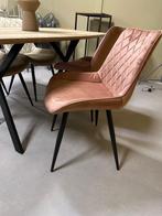 4x velvet kuipstoel - velvet stoelen - eetkamerstoel velours, Ophalen, Overige kleuren, Nieuw, Vier