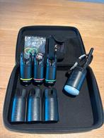 K3 Beetmelderset + 1 ontvanger - Prologic karper snoek, Watersport en Boten, Hengelsport | Karpervissen, Ophalen, Gebruikt, Complete set