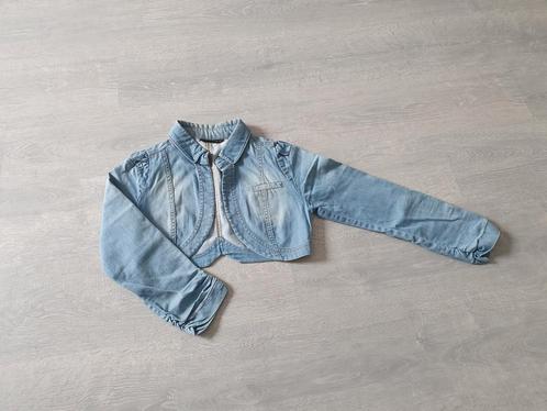 Leuk spijkerjasje maat xxs. Korter model, 3/4 mouwen., Kleding | Dames, Tops, Zo goed als nieuw, Maat 34 (XS) of kleiner, Blauw