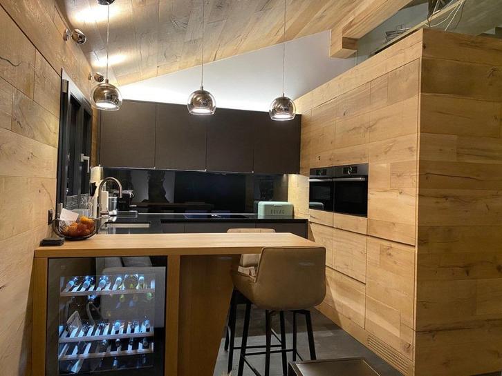 EIKEN BARNWOOD WANDBEKLEDING, PLAFONDBEKLEDING KANT EN KLAAR, Huis en Inrichting, Stoffering | Vloerbedekking, Nieuw, Parket, Ophalen of Verzenden