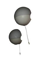 Schitterende vintage Herda design satijnglas wandlamp, Huis en Inrichting, Lampen | Wandlampen, Ophalen of Verzenden, Gebruikt
