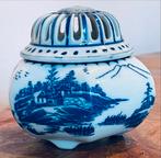 Antieke Japans blauw-wit wierookvat, Antiek en Kunst, Ophalen of Verzenden