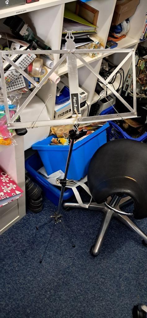 muziek standaard, Muziek en Instrumenten, Standaards, Zo goed als nieuw, Muziekstandaard, Accordeon, Cello, Dwarsfluit, Gitaar