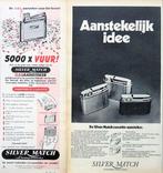 25 vintage advertenties Silver Match Ronson aansteker 59-69, Verzamelen, Verzenden, Zo goed als nieuw, Aansteker