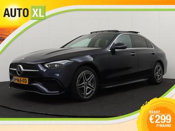 Mercedes-Benz C-Klasse 300 e AMG Line Pano-Dak Sfeerverlicht beschikbaar voor biedingen