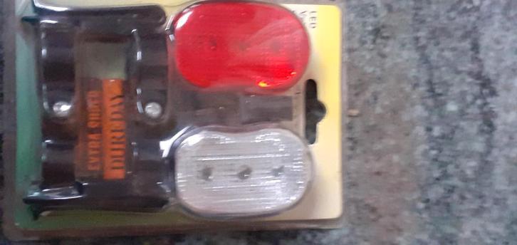 fietsverlichting te koop, Fietsen en Brommers, Fietsaccessoires | Fietsverlichting, Verlichtingsset, Nieuw, Batterij, Ophalen of Verzenden