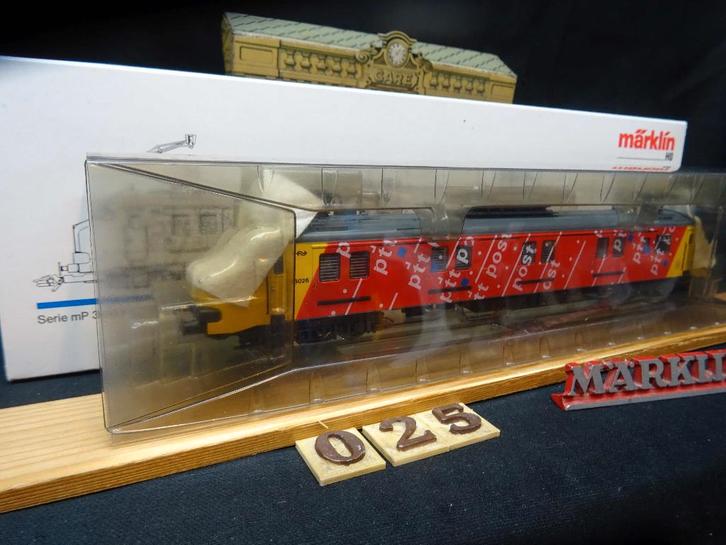 025=Marklin 3386 motorpost van de Nederlandse spoorwegen.291, Hobby en Vrije tijd, Modeltreinen | H0, Nieuw, Locomotief, Wisselstroom