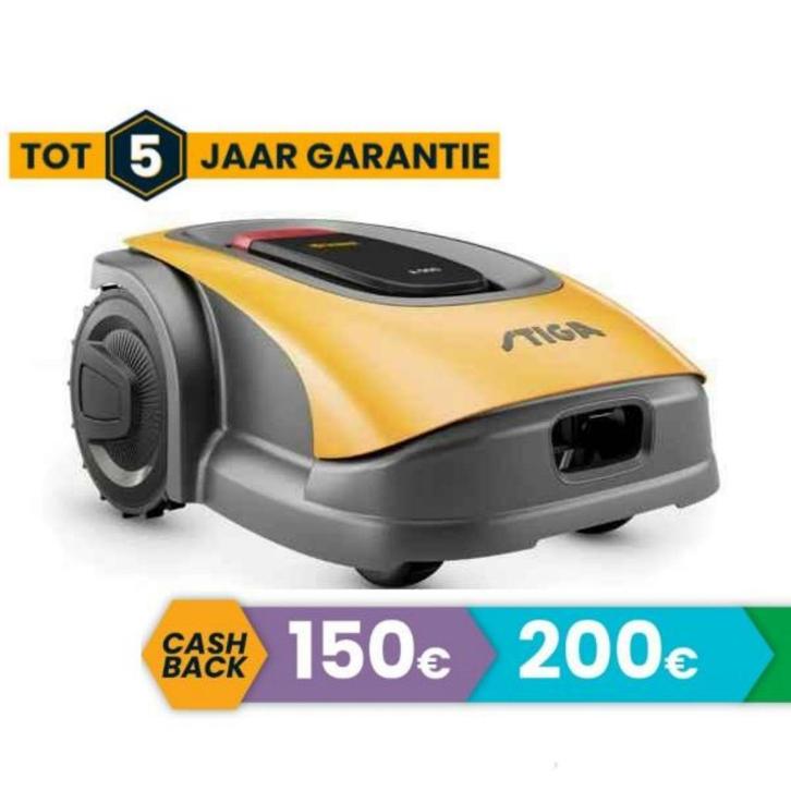 Stiga Stig-A 1000 - Robotmaaier AGS-technologie GPS-signaal, Tuin en Terras, Robotmaaiers, Nieuw, Minder dan 20 cm, Met regensensor