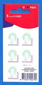 NVPH Va2040 5 x € 0,65 met TPG Post logo open hangoog, Verzenden, Na 1940, Postfris