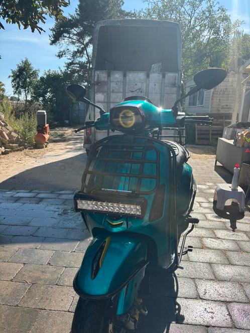 Vespa sprint 80 cc full malossi akrapovic candy blue/green, Fietsen en Brommers, Scooters | Vespa, Gebruikt, Overige modellen