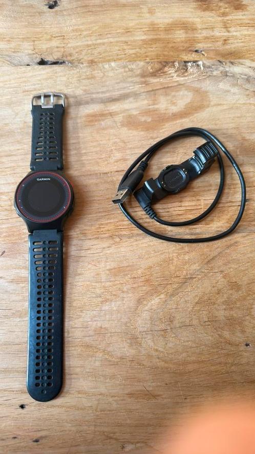 Garmin Forerunner 225, Sieraden, Tassen en Uiterlijk, Sporthorloges, Zo goed als nieuw, Android, Zwart, GPS, Ophalen of Verzenden