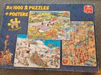Jan van Haasteren combidoos 3x1000, Ophalen of Verzenden, 500 t/m 1500 stukjes, Gebruikt, Legpuzzel