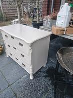 Antieke brocante ladenkast, Huis en Inrichting, Kasten | Ladekasten, Ophalen, Gebruikt, 50 tot 100 cm, 3 of 4 laden