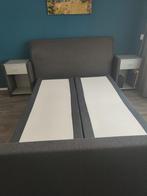 Swiss sense elektrische boxspring 140x200 inclusief nachtkas, Huis en Inrichting, Slaapkamer | Boxsprings, Tweepersoons, Zo goed als nieuw