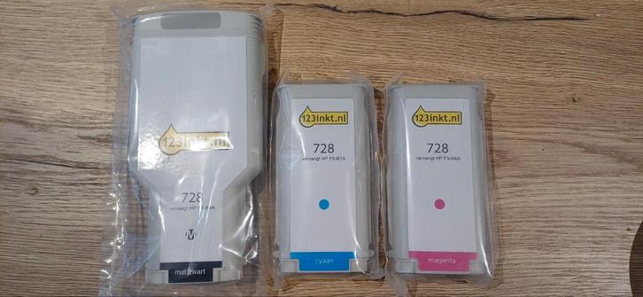Nieuwe cartridges HP 728, Computers en Software, Printerbenodigdheden, Nieuw, Verzenden