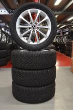17" Mercedes C Klasse Velgen + Breedset Winterbanden + TPMS, Auto-onderdelen, Banden en Velgen, Gebruikt, Banden en Velgen, 17 inch
