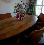 Ovale eettafel, Huis en Inrichting, Tafels | Eettafels, Ophalen, 100 tot 150 cm, 200 cm of meer, Zo goed als nieuw