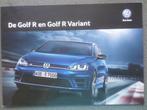 Volkswagen VW Golf R & Variant R 2016 Brochure, Boeken, Verzenden, Nieuw, Volkswagen
