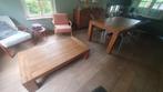 Mooie houten eettafel (met salontafel), Huis en Inrichting, Ophalen, Gebruikt, 200 cm of meer, 50 tot 100 cm