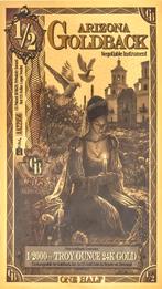 USA 1/2 goldback Arizona 2025, Verzenden, Goud