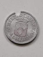 Gemeente Almelo Gas Fabriek Munt gasmunt gaspenning, Postzegels en Munten, Penningen en Medailles, Ophalen of Verzenden, Overige materialen