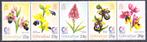 Gibraltar 1995 pf mi 722 - 726 orchideeen 5er streifen, Verzenden, Postfris, Dier of Natuur