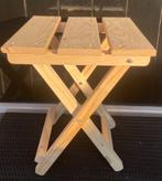 ** NIEUW uitklapbare tafel / krukje van hout **, Ophalen, Nieuw, Hout