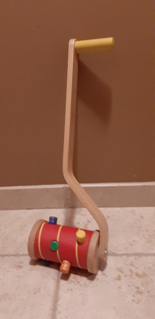 Houten Loopstok Speelgoed, Kinderen en Baby's, Speelgoed | Educatief en Creatief, Gebruikt, Knutselen, Bouwen, Ontdekken, Ophalen of Verzenden