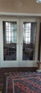 En-suite schuifdeuren Jaren '30 glas in lood, Doe-het-zelf en Verbouw, Ophalen, 80 tot 100 cm, 215 cm of meer, Binnendeur