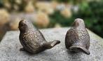 SET VOGELS / bronzen beelden / mussen, Tuin en Terras, Tuinbeelden, Dierenbeeld, Nieuw, Info@huisentuindecoratiemarie.nl, Huis en tuin decoratie marie