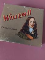 Willem II  Entre Actos Sigaren doosje., Verzamelen, Rookartikelen, Aanstekers en Luciferdoosjes, Ophalen of Verzenden, Zo goed als nieuw