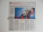 Roxy Dekker krantenartikel Leeuwarder Courant., Verzamelen, Ophalen of Verzenden, 1980 tot heden, Nederland, Knipsel(s)