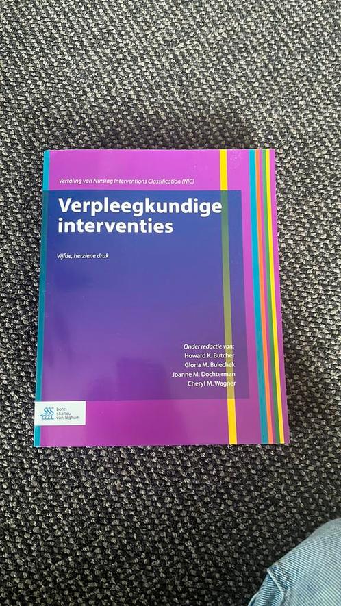 Verpleegkundige interventies, Boeken, Schoolboeken, Zo goed als nieuw, Nederlands, Overige niveaus, Ophalen of Verzenden