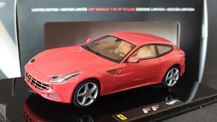 Ferrari FF 1:43 Hotwheels Elite Pol, Hobby en Vrije tijd, Modelauto's | 1:43, Nieuw, Auto, Overige merken, Verzenden