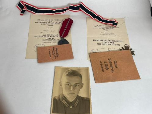 Duitse medaille set van 1 soldaat, Verzamelen, Militaria | Tweede Wereldoorlog, Landmacht, Lintje, Medaille of Wings, Duitsland